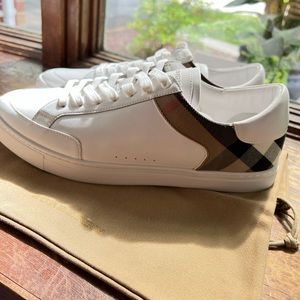 BURBERRY MENS RETTFORD CHECK SNEAKER